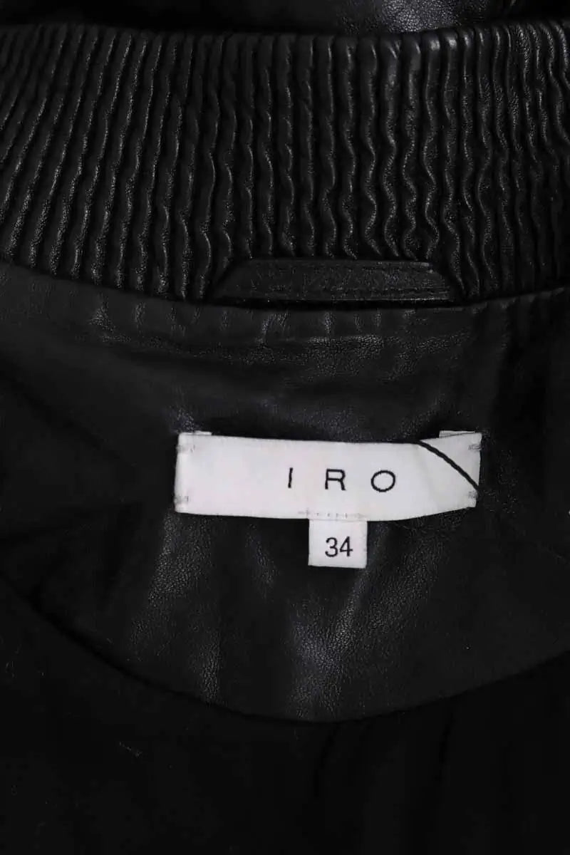 Blouson Iro Shanay Noir en Cuir