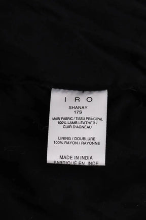 Blouson Iro Shanay Noir en Cuir