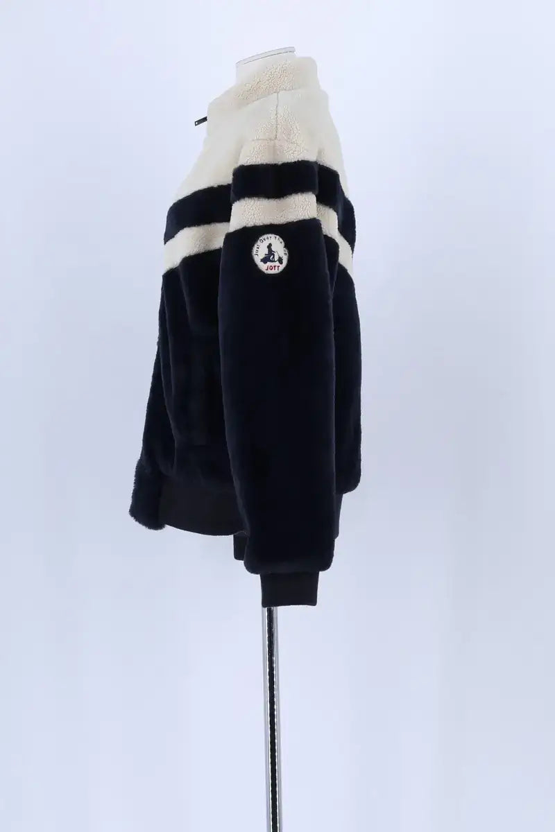 Blouson JOTT Marine en Fausse fourrure