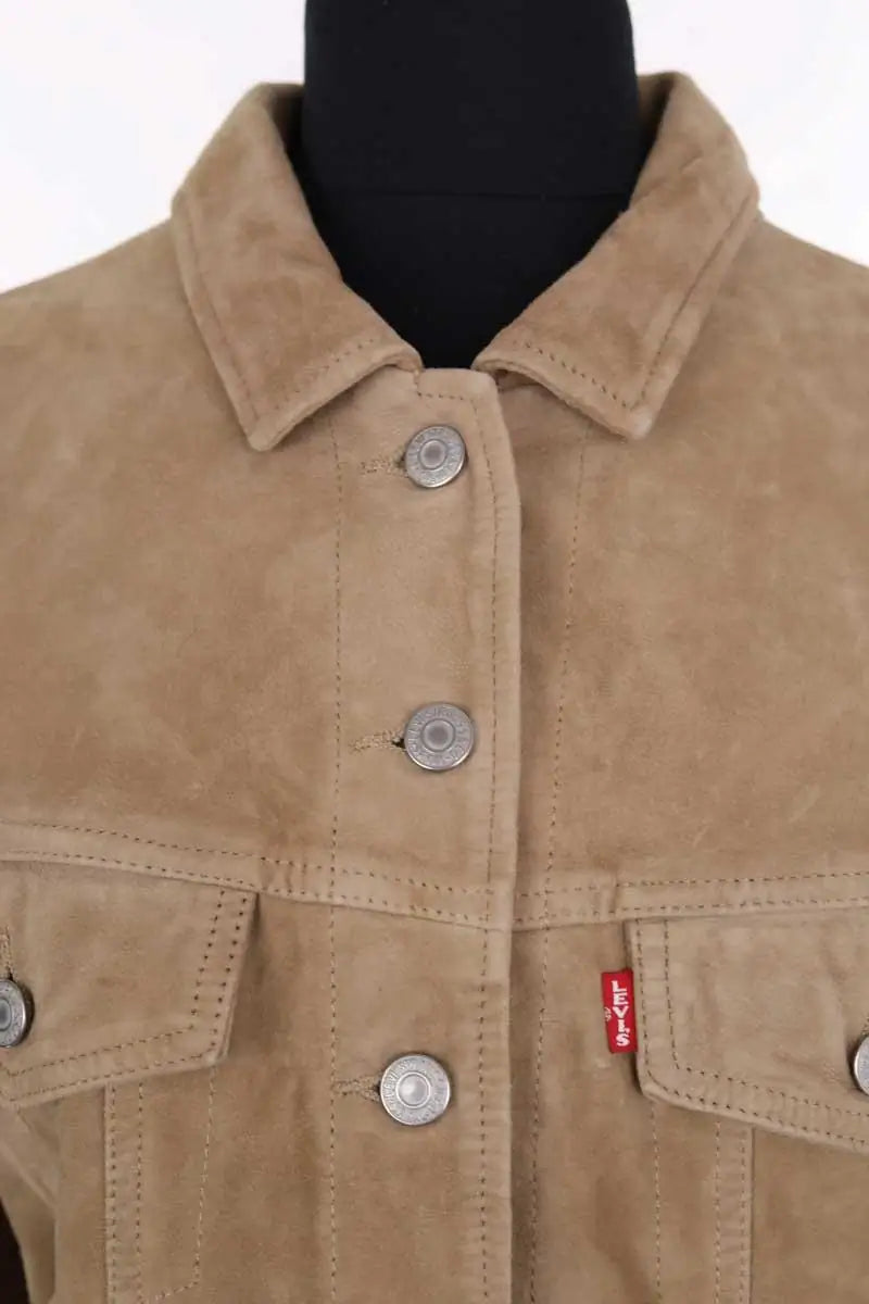 Blouson Levi's Beige en Daim