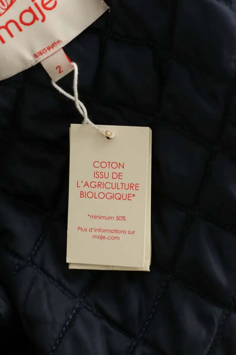 Blouson Maje Bleu en Coton