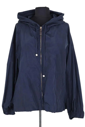 Blouson Max Mara Bleu en Synthétique, taille L - Seconde Main