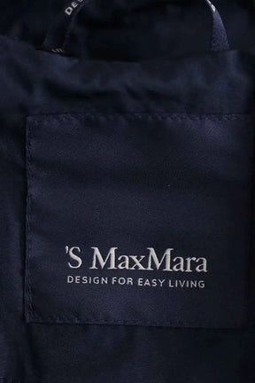Blouson Max Mara Bleu en Synthétique