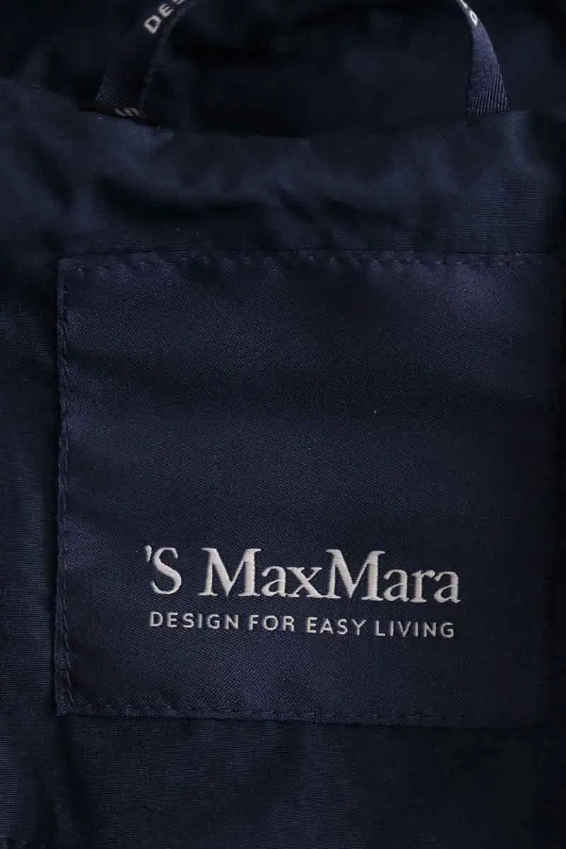 Blouson Max Mara Bleu en Synthétique