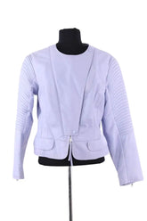 Blouson Nina Ricci Violet en Cuir, taille L - Seconde Main