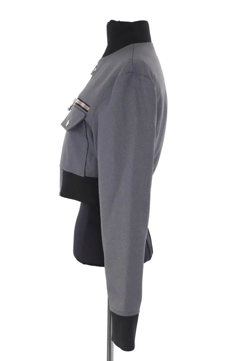 Blouson Paco Rabanne Gris en Synthétique