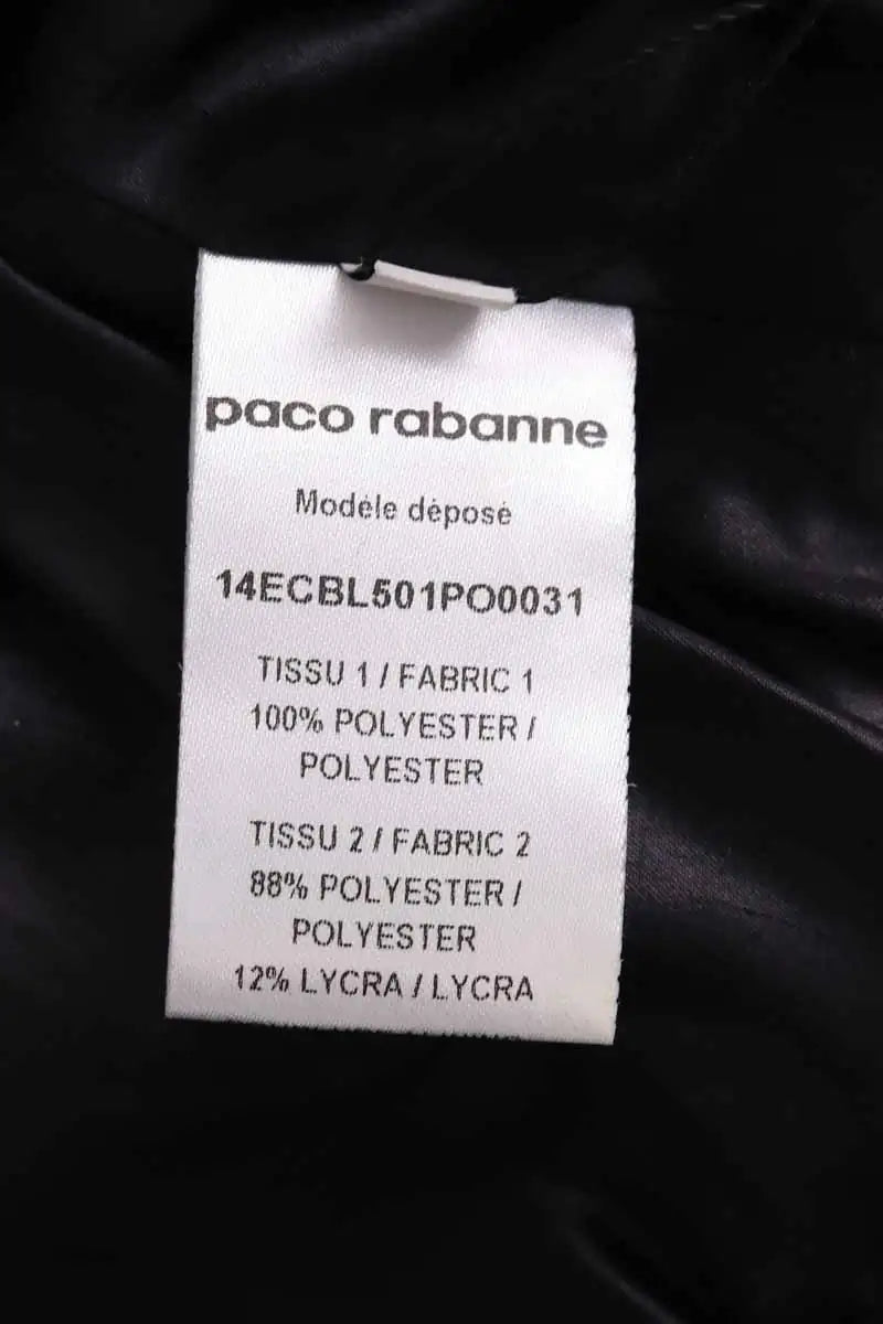 Blouson Paco Rabanne Gris en Synthétique