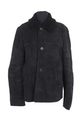 Blouson Prada Noir en Daim, taille XXL - Seconde Main
