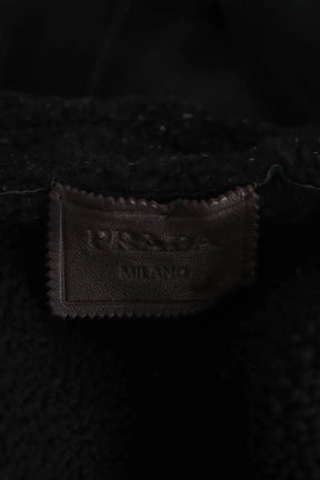 Blouson Prada Noir en Daim