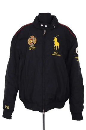 Blouson Ralph Lauren Noir en Synthétique, taille XL - Seconde Main