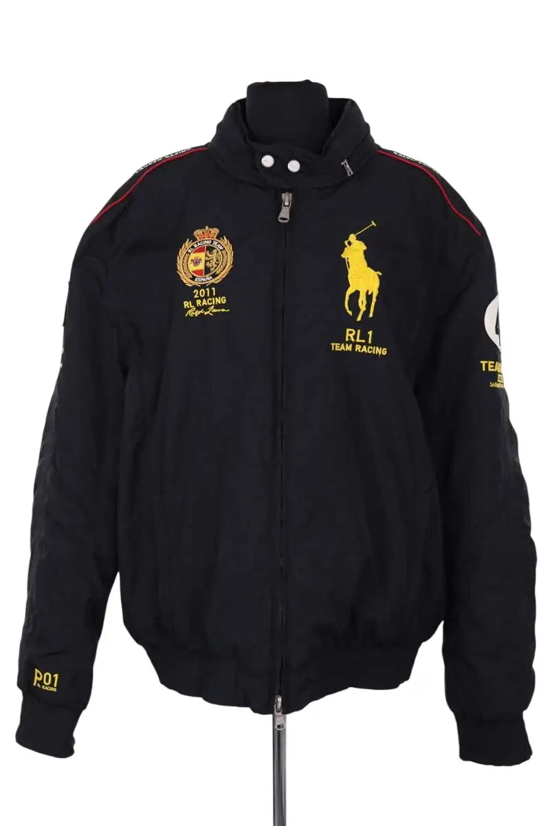 Blouson Ralph Lauren Noir en Synthétique, taille XL - Seconde Main