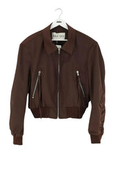 Blouson Recto Tim bombers Marron en Synthétique, taille L - Seconde Main