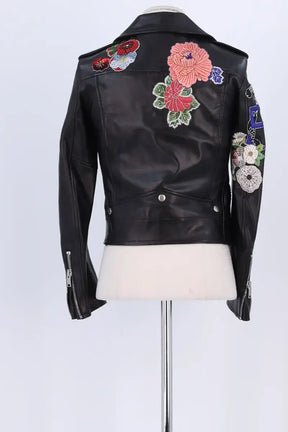 Blouson Saint Laurent Noir en Cuir