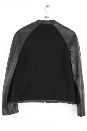 Blouson Sandro Noir en Cuir