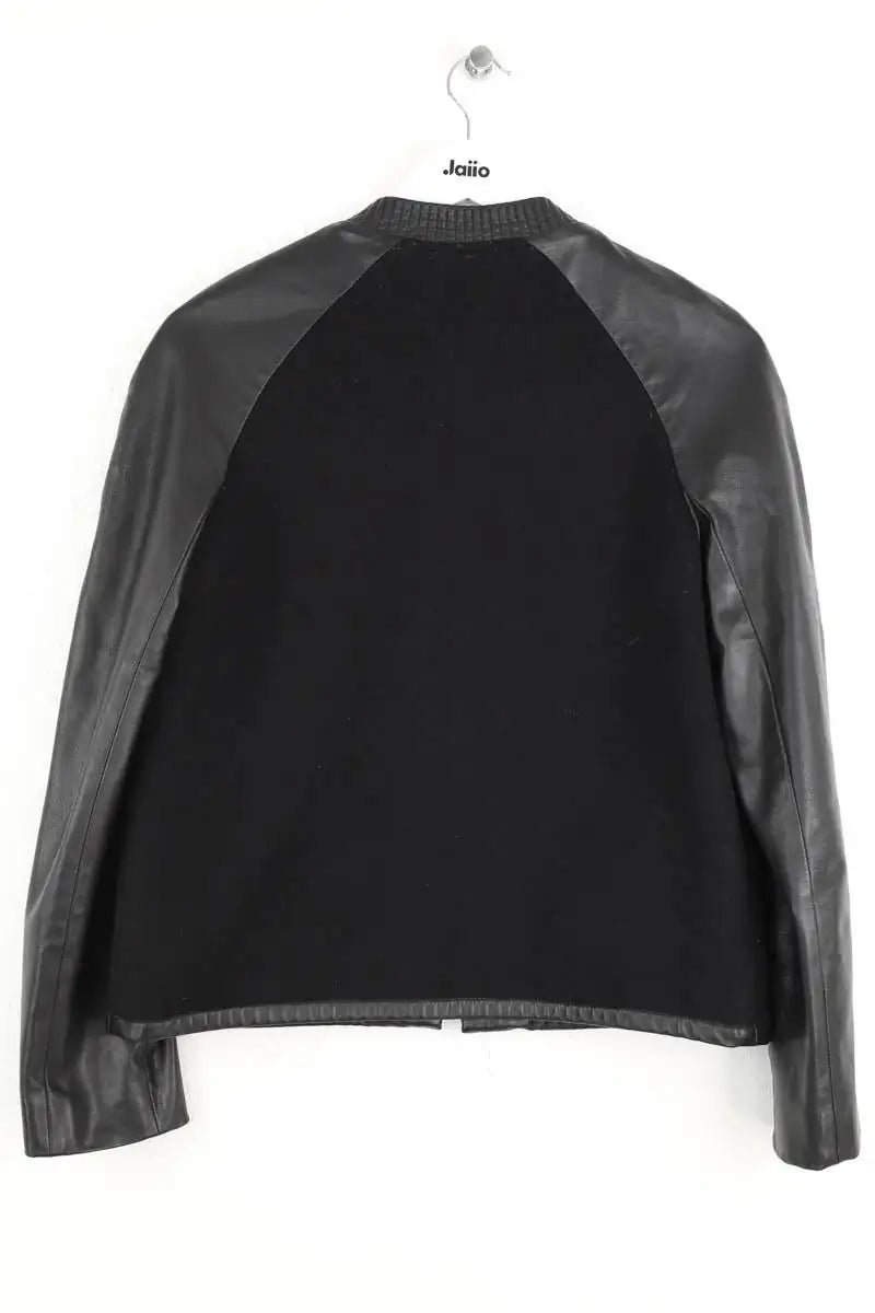Blouson Sandro Noir en Cuir