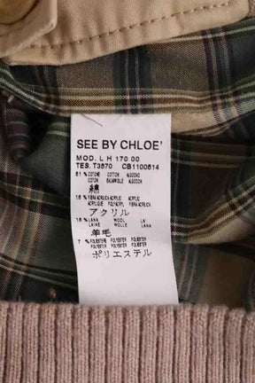 Blouson See By Chloé Kaki en Coton