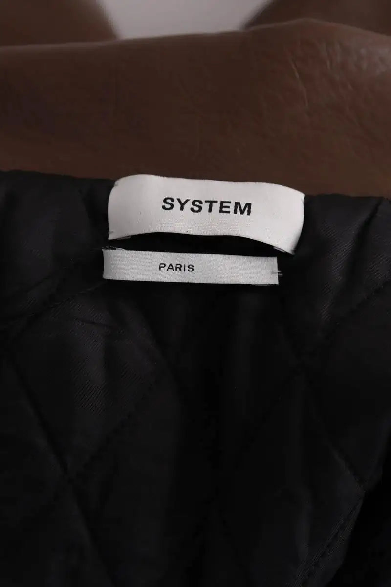 Blouson System Marron en Synthétique