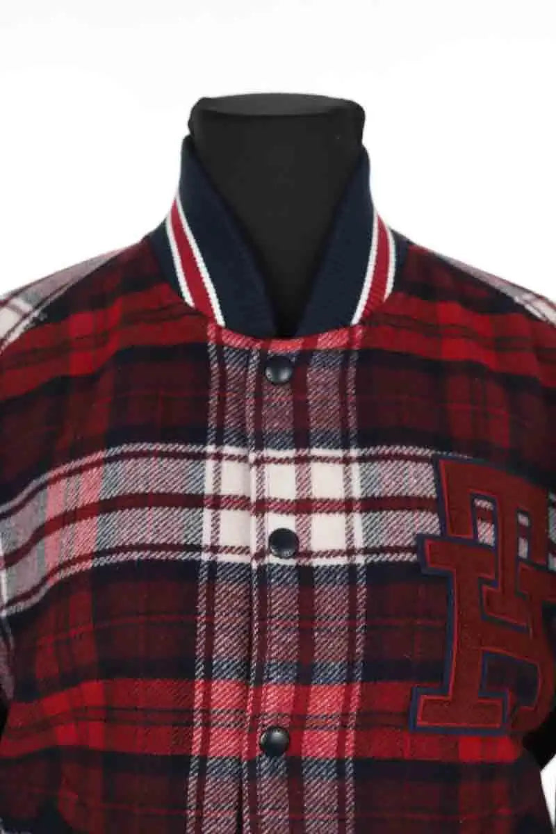 Blouson Tommy Hilfiger Bleu en Laine