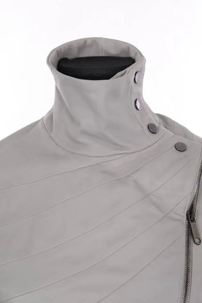 Blouson Viktor & Rolf Gris en Cuir