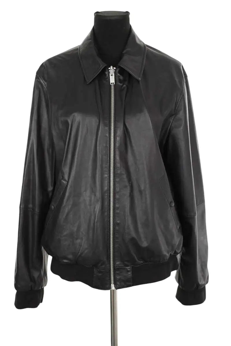 Blouson Zadig & Voltaire Mate rev leather tech Noir en Cuir, taille M - Seconde Main
