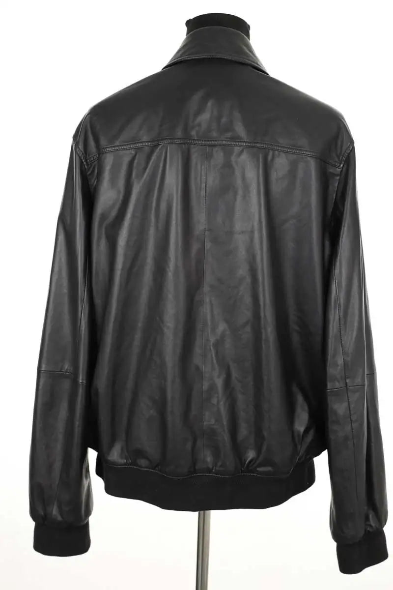 Blouson Zadig & Voltaire Mate rev leather tech Noir en Cuir