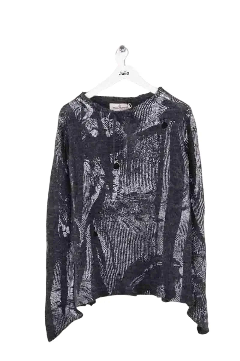 Pull Vivienne Westwood Hi-vis jumper alpaca blend Anthracite en Laine, taille S - Seconde Main