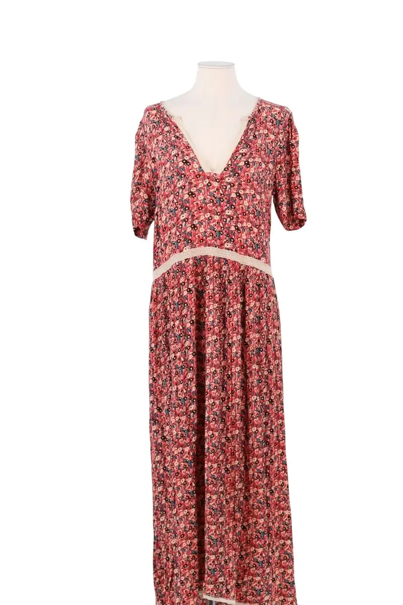 Robe Zadig & Voltaire Rouge en Synthétique, taille L - Seconde Main