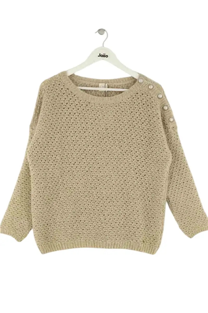 Pull Des Petits Hauts Doré en Synthétique, taille M - Seconde Main