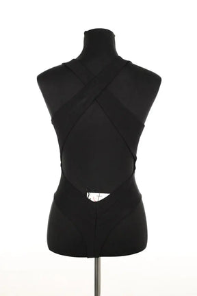 Body Alaïa Crossback body Noir en Viscose
