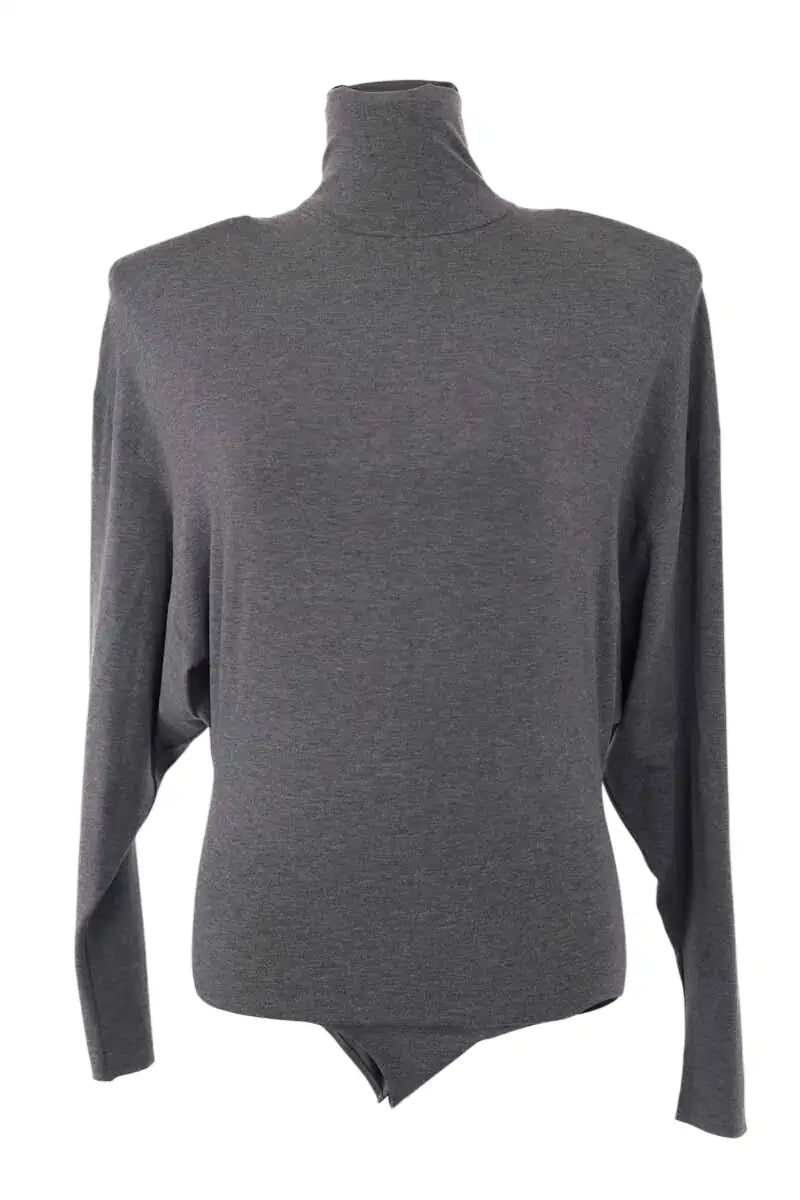 Body Alexandre Vauthier Gris en Viscose, taille S - Seconde Main