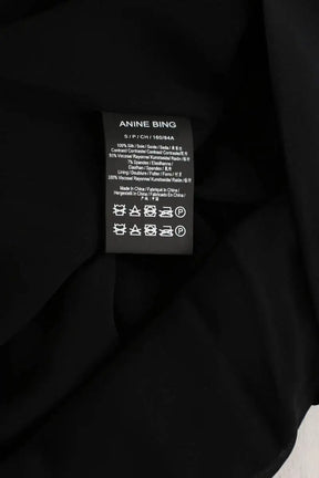 Body Anine Bing Shiloh Noir en Soie