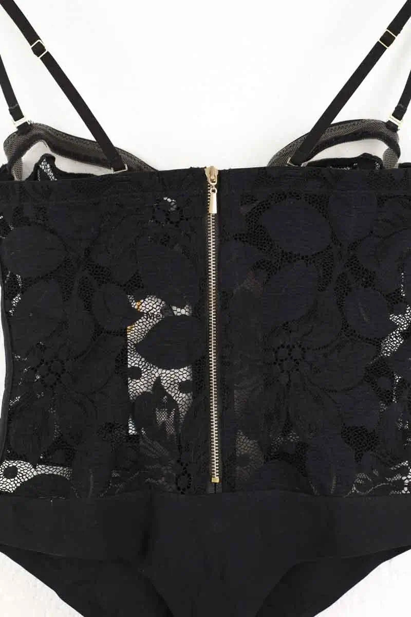 Body Livy Noir en Dentelle