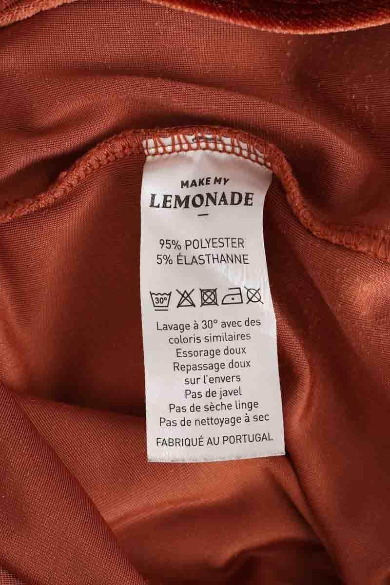 Body Make My Lemonade Orange en Velours