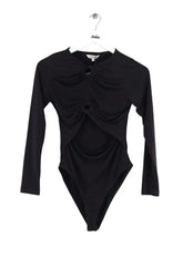 Body Mirae Paris Noir en Synthétique, taille M - Seconde Main