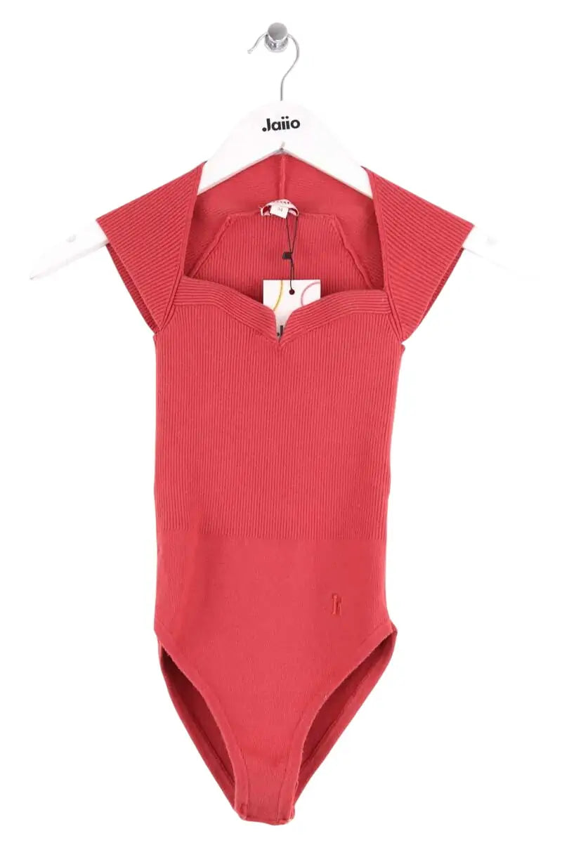 Body Rouje Lidy Rouge en Viscose, taille XS - Seconde Main