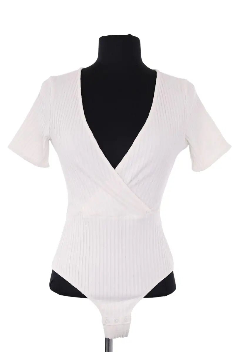 Body Ysé Blanc en Coton, taille S - Seconde Main