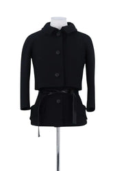 Bolero et gilet sans manche Dior Noir en Soie, taille S - Seconde Main