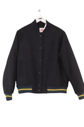 Bomber  Lacoste Noir en Synthétique, taille XL - Seconde Main