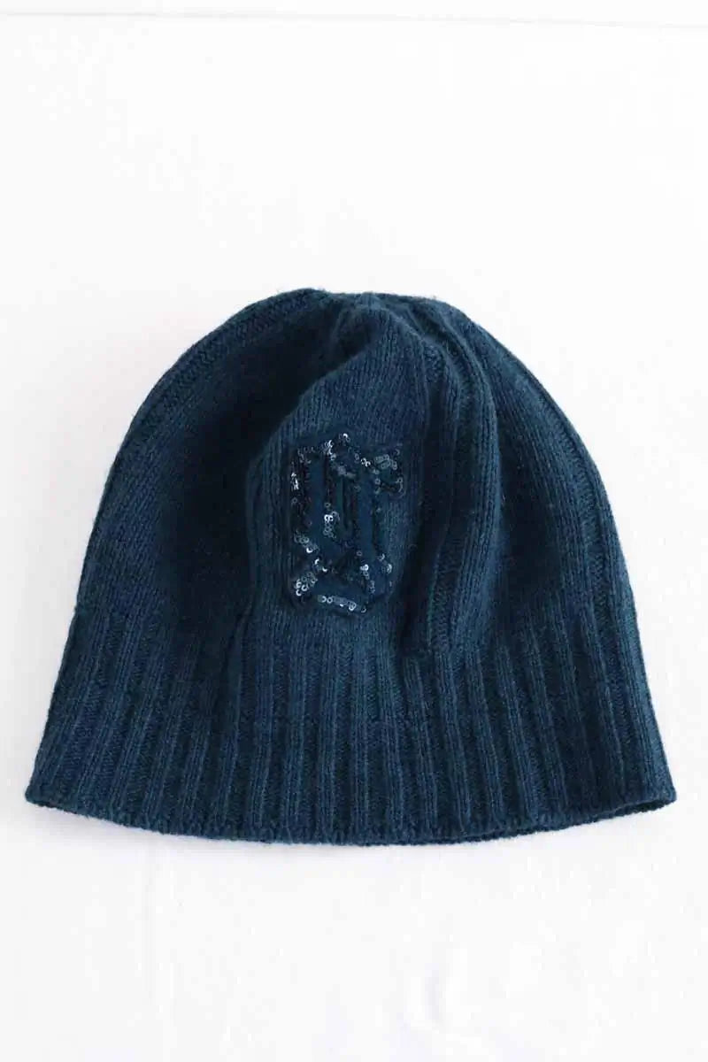 Bonnet avec tour de cou Galliano Bleu en Viscose