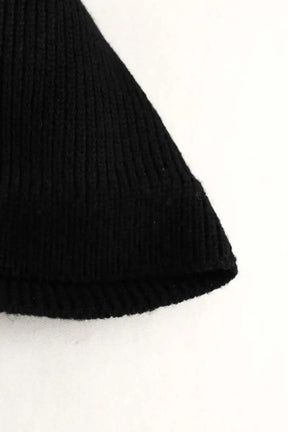 Bonnet Celine Noir en Laine