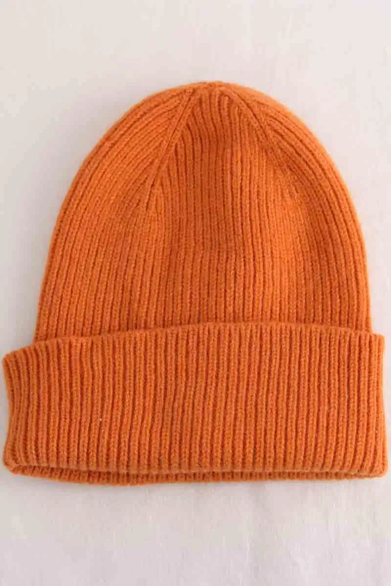 Bonnet Colorful Standard Orange en Laine