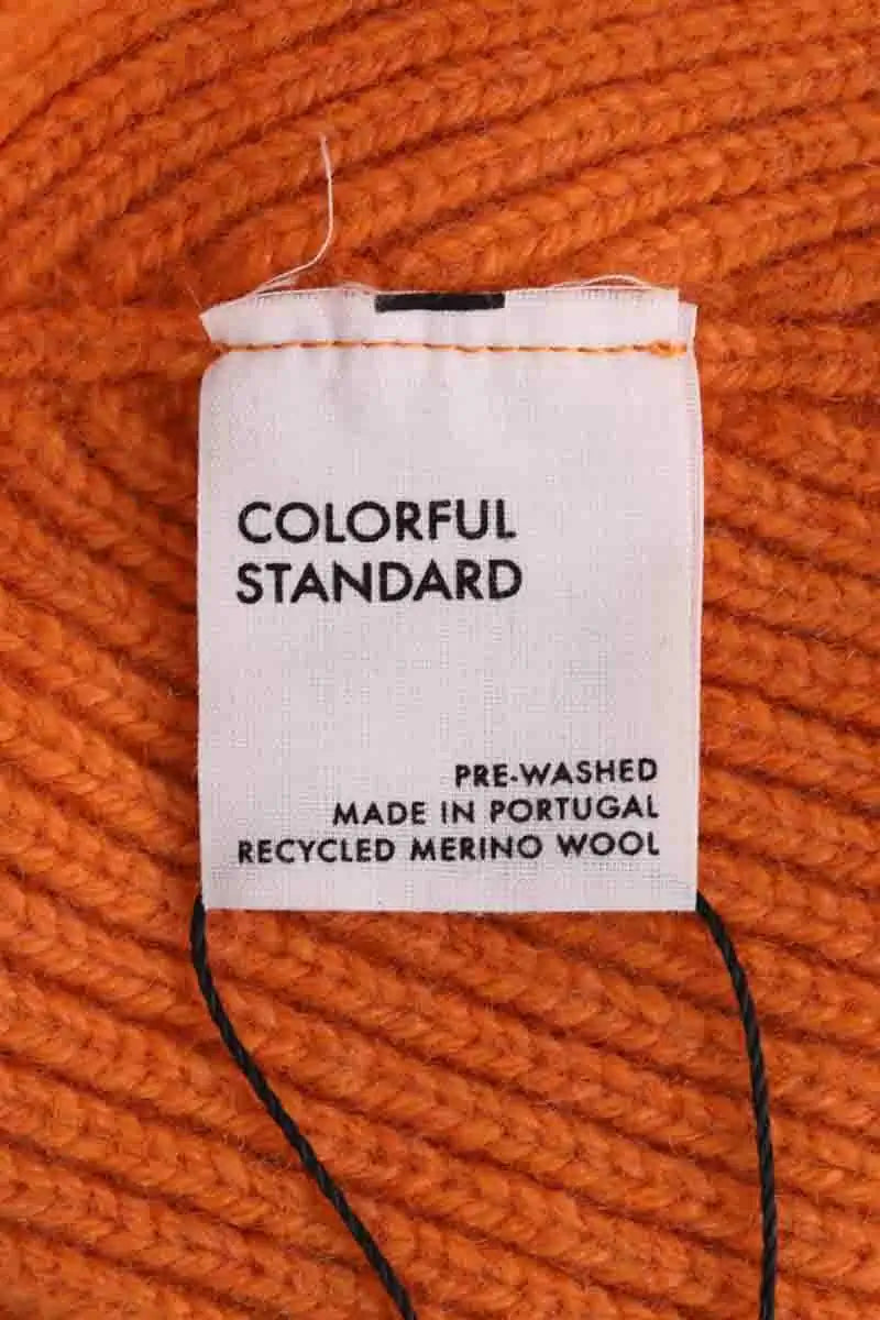 Bonnet Colorful Standard Orange en Laine