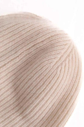 Bonnet From Future Ecru en Cachemire