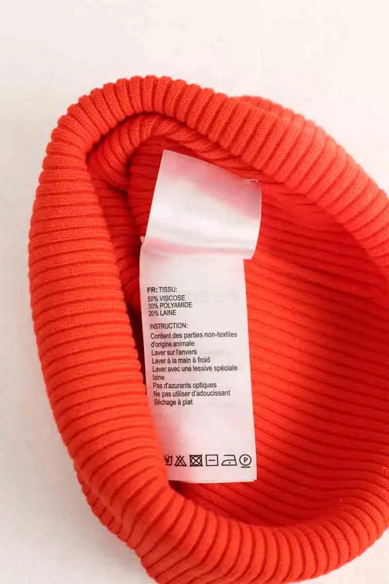 Bonnet Fusalp Rouge en Viscose