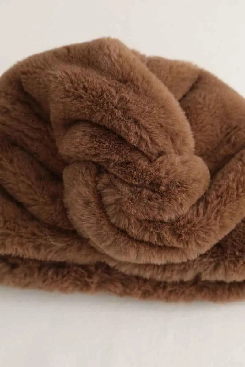 Bonnet Mes Demoiselles Marron en Polyester