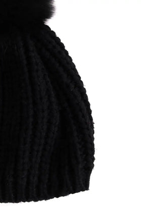 Bonnet Sandro Noir en Laine
