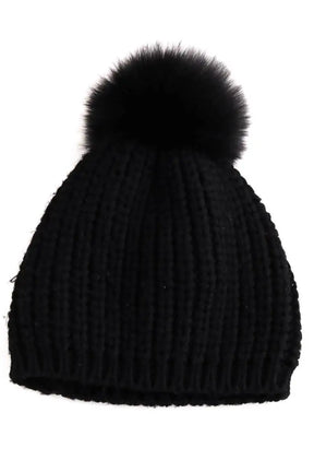 Bonnet Sandro Noir en Laine