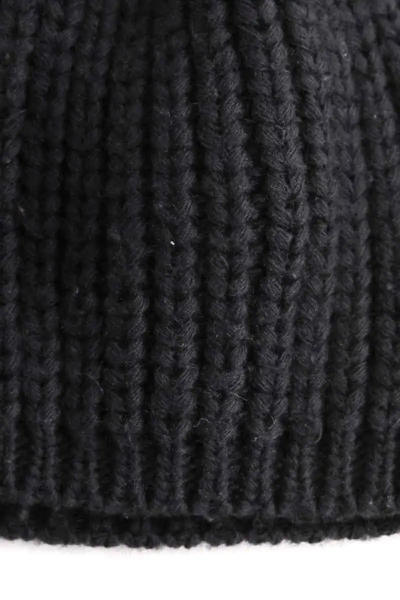 Bonnet Sandro Noir en Laine