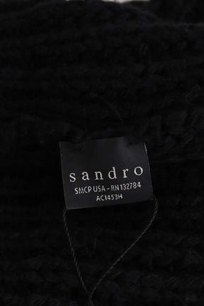 Bonnet Sandro Noir en Laine