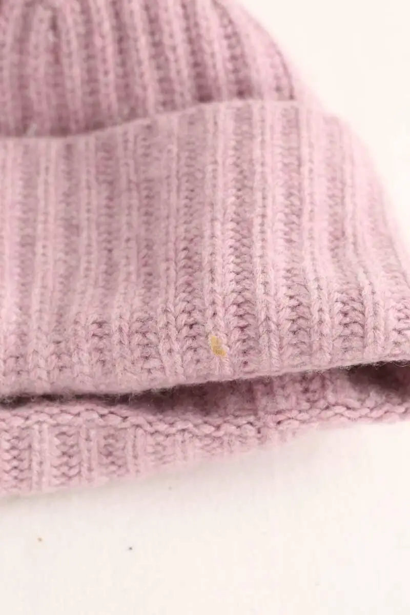 Bonnet Vince Violet en Cachemire